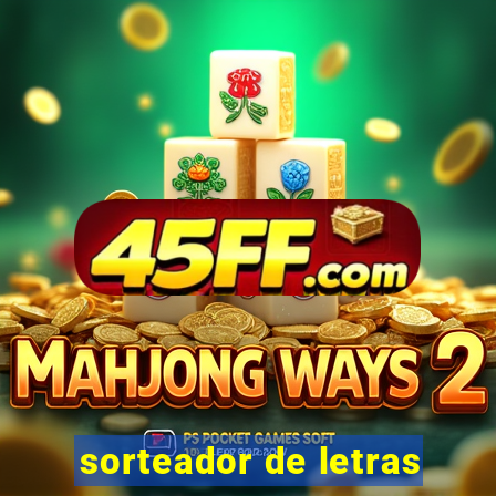 sorteador de letras